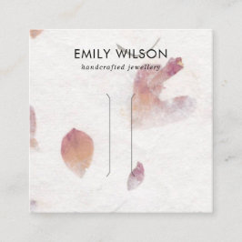 CARTÃO DE VISITA QUADRADO PLACA DE EXIBIÇÃO DE CADEIA DE PAPEL DE PAPEL PETA