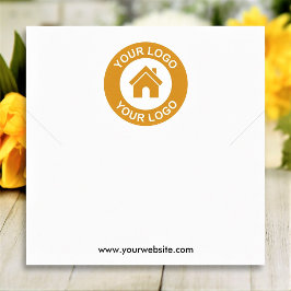 Cartão De Visita Quadrado Placa de exibição de marca de colar de logotipo pe