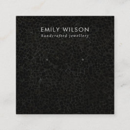 CARTÃO DE VISITA QUADRADO PLACA DE EXIBIÇÃO DE OUVIDO DO ESTUDO DE MOSAIC PR