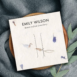 CARTÃO DE VISITA QUADRADO PLACA DE EXIBIÇÃO DO CLIP DO CABELO DE PAPEL COM M