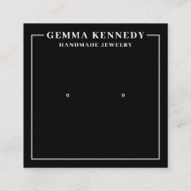 Placa de exibição minimalista de preto e branco