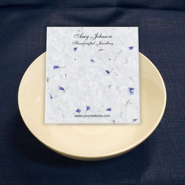 Cartão De Visita Quadrado Placas de exibição lindas e vernais (Criador carregado)