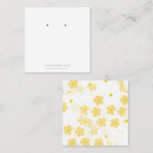 Cartão De Visita Quadrado Placas de exibição personalizadas Jewelry Frangipa