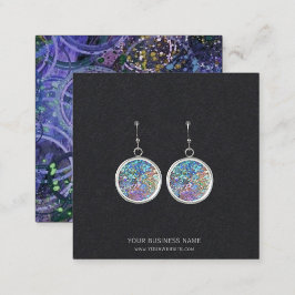 Cartão De Visita Quadrado Placas de exibição personalizadas para gravação de