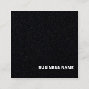 Cartão De Visita Quadrado Planície luxuosa elegante do design profissional