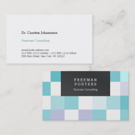 Cartão De Visita Quadrado, prático, elegante e claro