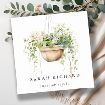 Prendendo Plantas De Casa Floral Aquarela Botânica