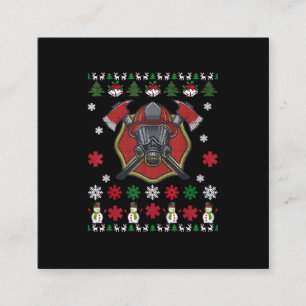 Cartão De Visita Quadrado Presentes Engraçados De Passos De Natal Engraçad