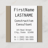 Profissional consultor mínimo de construção