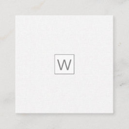 Cartão De Visita Quadrado Profissional Masculino Moderno de TODAS AS NEGOCIA