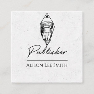 Cartão De Visita Quadrado Publicador