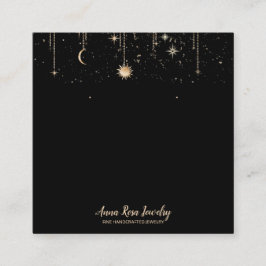 Cartão De Visita Quadrado *~* QR Joias Cósmicas Celestianas  