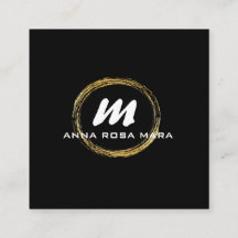 *~* QR Preto Dourado Branco Dramático Elegante Dra