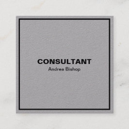 Cartão de visita Quadrado Quadrado de Quadro Limpo