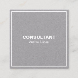 Cartão de visita Quadrado Quadrado de Quadro Limpo