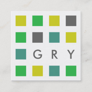 Cartão De Visita Quadrado quadrados da modificação