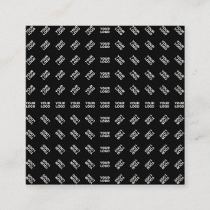 Cartão De Visita Quadrado Qualquer imagem, design ou logotipo carregado Pa