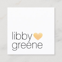 Cartão De Visita Quadrado Rede Dourada de Brilho Simples e Moderna com Brilh