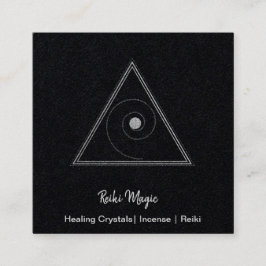 Cartão De Visita Quadrado Reiki Magic