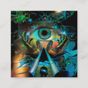 Cartão De Visita Quadrado Revelação