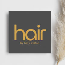 Salão de Cinzas Escuras do Ouro Elegante Minimalis