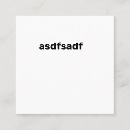 cartão de visita quadrado sdfsdf