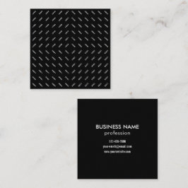 Cartão De Visita Quadrado Seu logotipo ou imagem carregados | Modern Patten