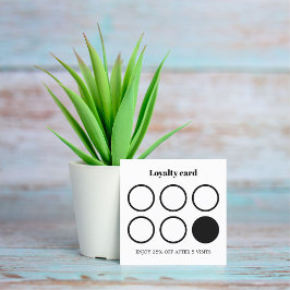 Cartão De Visita Quadrado Simples Elegante White Hair Stylist