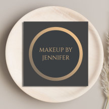 Simples Escuro Escuro Escuro, Círculo Dourado Make