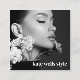 Cartão De Visita Quadrado Social Media Networking Icons Photo