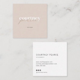 Cartão De Visita Quadrado Square Modern professional business card