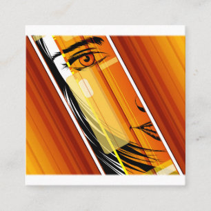 Cartão De Visita Quadrado Tarjeta de visita