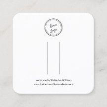 Tela de clipe de cabelo branco simples |Adicione s