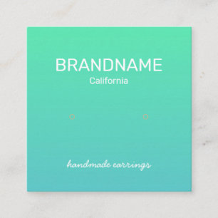 Cartão De Visita Quadrado Tela de cores do gráfico de cores do arco-íris