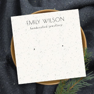 Cartão De Visita Quadrado Tela de ressonância de projeção de textura cerâmic