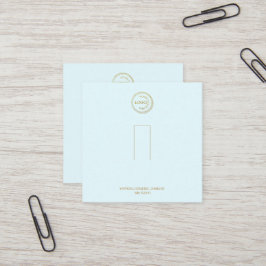 Cartão De Visita Quadrado Tela do suporte do toque Adicionar seu logotipo az