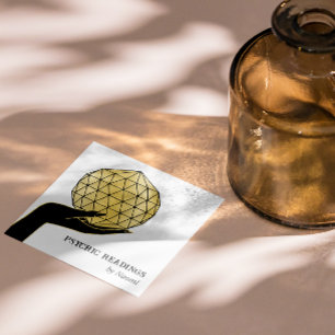 CARTÃO DE VISITA QUADRADO TELEADOR DE FORTUNAS DE METAS MÉDIAS PSIQUICAS