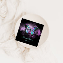 terapeuta de ônibus de vida à borboleta azul holog