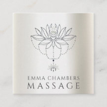 Terapêutica de Massagem com Flor de Lotus Pearlesc