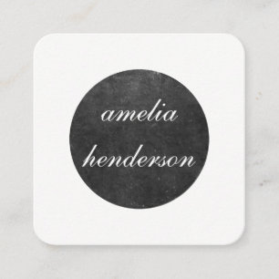 Cartão De Visita Quadrado textura química das cinzas