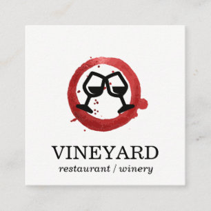 Cartão De Visita Quadrado Texturas escovas Expressas/Vidro  Toast