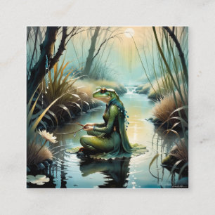 Cartão De Visita Quadrado Toadman é um mistério para muitos. Ele canta e sus