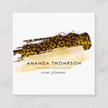 Traços Dourados de Pincel de Chita