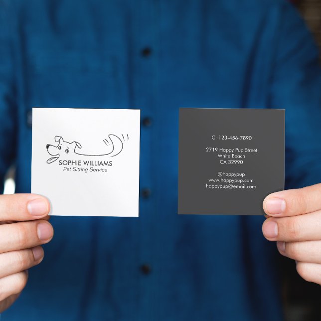 Cartão De Visita Quadrado Treinamento de assistência para instalação do logo (Criador carregado)