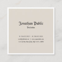 Trendy Classic Look Professional Nostalgy Design