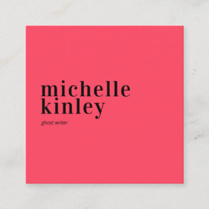 Cartão De Visita Quadrado Trendy moderna rede elegante profissional