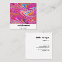 Trippy Pink e Orange Swirly Design
