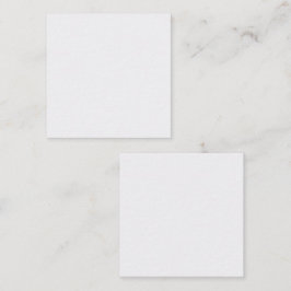 Cartão De Visita Quadrado Ultra Light Gray Minimal Background