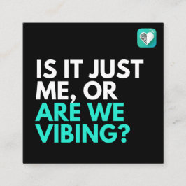 Cartão De Visita Quadrado Vamos ver 2.0