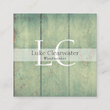 Vintage Rústica Reclamou Barnwood| Monograma